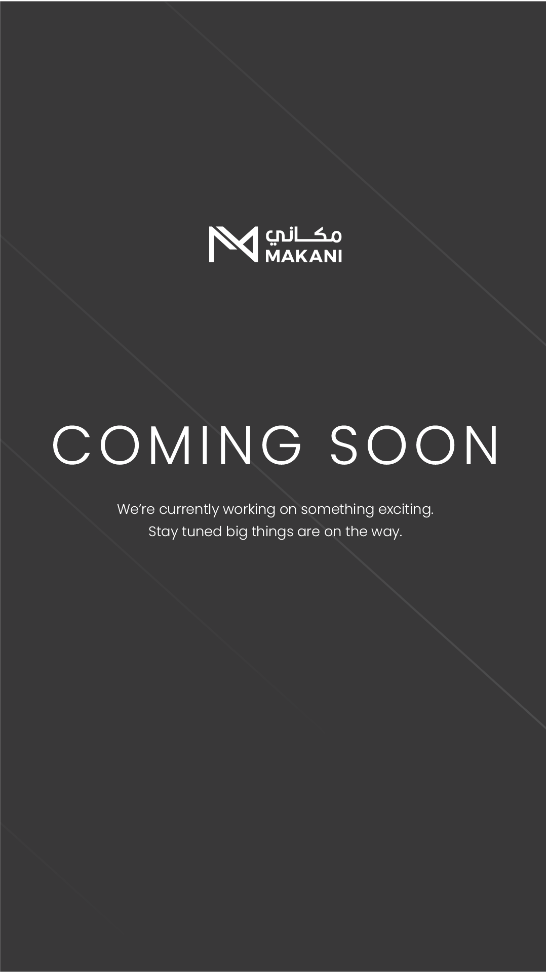 Coming Soon Mobile